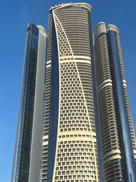 Dubai Uae Feb Damac Towers Paramount Дубаї Оае Видно Лютого — стокове фото