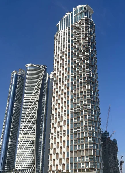Dubai Uae Feb Felhőkarcolók Dubai Creek Harbour Egyesült Arab Emírségek — Stock Fotó
