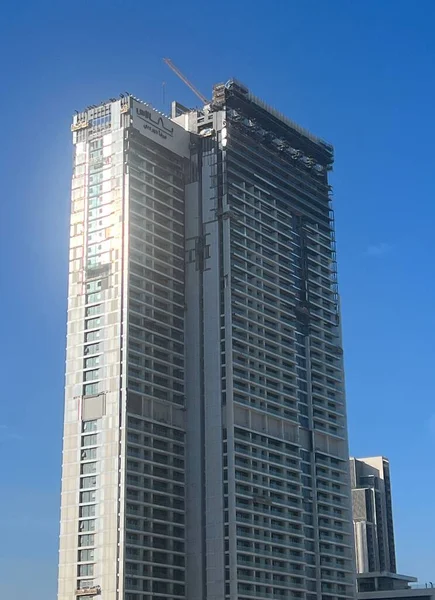 ドバイUae 2月20日 2023年2月20日に見られるアラブ首長国連邦のドバイクリーク港の高層ビル — ストック写真