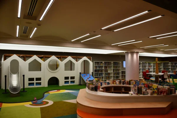 Дубай Оаэ Февраля 2023 Года Библиотека Мохаммеда Бин Рашида Дубае — стоковое фото