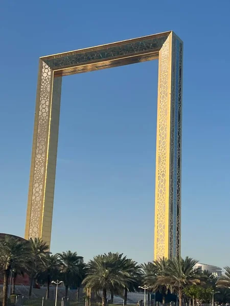 ドバイ アラブ首長国連邦 2月23日 2023年2月23日に見られるように アラブ首長国連邦のドバイフレーム 世界最大のフレームの記録を保持しています — ストック写真