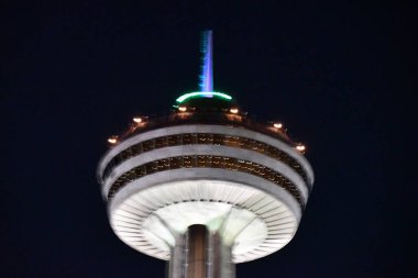 28 Mayıs 2023 'te Kanada' nın Ontario kentindeki Niagara Şelalesi 'ndeki Skylon Kulesi' nde görüldü..