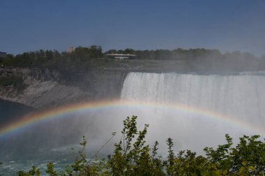 Niagara falls bir gökkuşağı ile