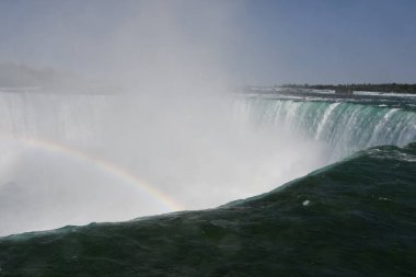 Niagara falls bir gökkuşağı ile