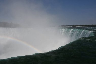 Niagara falls bir gökkuşağı ile