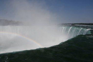 Niagara falls bir gökkuşağı ile