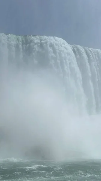 Chutes Horseshoe Partie Des Chutes Niagara Entre Les États Unis — Photo