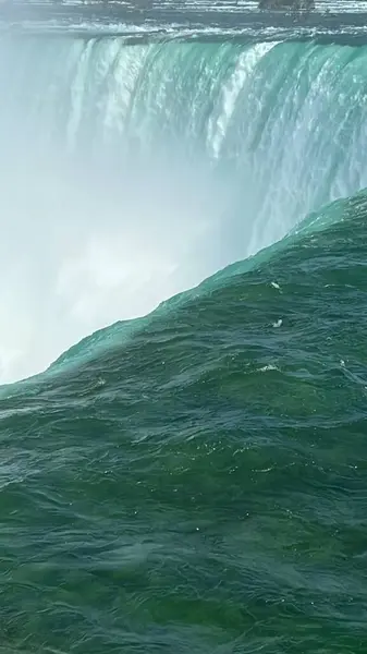Horseshoe Falls Parte Das Cataratas Niágara Entre Eua Canadá — Fotografia de Stock