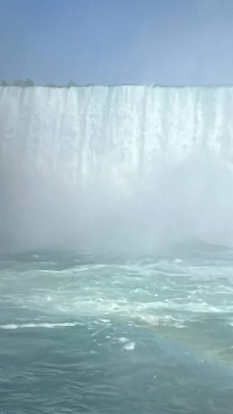Horseshoe Falls Onderdeel Van Niagara Falls Tussen Usa Canada — Stockfoto