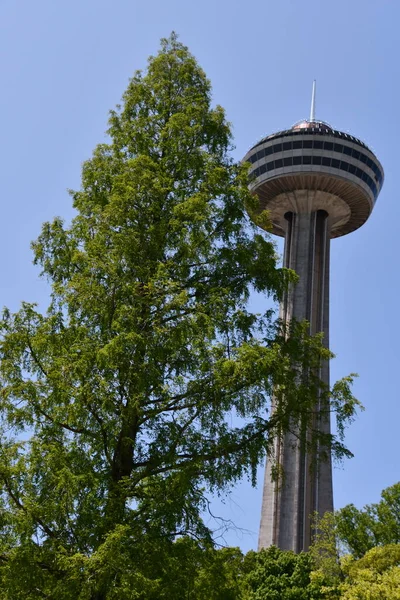 Niagara Falls Maggio Skylon Tower Alle Cascate Del Niagara Ontario — Foto Stock