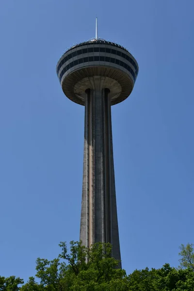 Niagara Falls Maio Torre Skylon Nas Cataratas Niágara Ontário Canadá — Fotografia de Stock