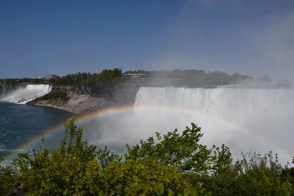 Niagara falls bir gökkuşağı ile