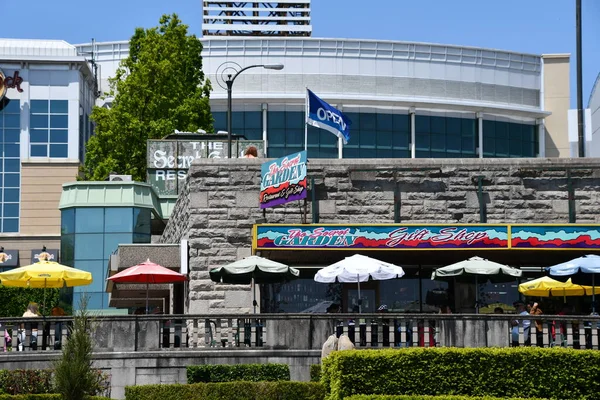 Niagara Şelalesi Ndeki Gizli Bahçe Restoranı Hediye Dükkanı Mayıs 2023 — Stok fotoğraf