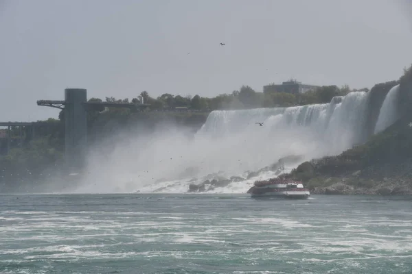 American Falls Bridal Veil Falls Part Niagara Falls Usa Canada — стокове фото
