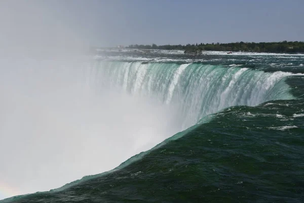 Horseshoe Falls Del Niagarafallen Mellan Usa Och Kanada — Stockfoto