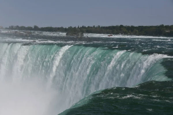 Wodospad Horseshoe Część Wodospadu Niagara Między Usa Kanadą — Zdjęcie stockowe