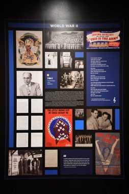 NEW YORK NY - 14 Mayıs: Manhattan, New York 'ta Broadway Müzesi, 14 Mayıs 2023.