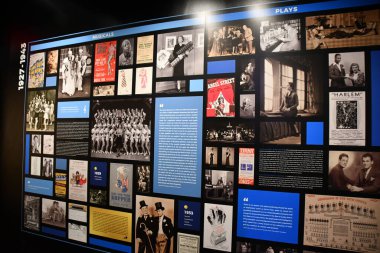 NEW YORK NY - 14 Mayıs: Manhattan, New York 'ta Broadway Müzesi, 14 Mayıs 2023.