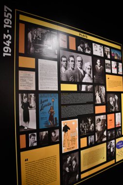 NEW YORK NY - 14 Mayıs: Manhattan, New York 'ta Broadway Müzesi, 14 Mayıs 2023.