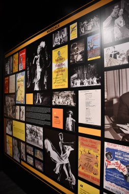 NEW YORK NY - 14 Mayıs: Manhattan, New York 'ta Broadway Müzesi, 14 Mayıs 2023.