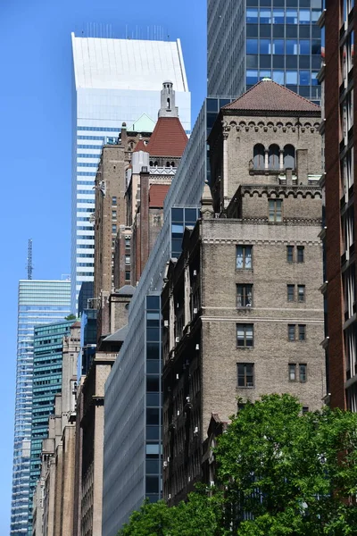 Manhattan Mai Wolkenkratzer Manhattan New York Gesehen Mai 2023 — Stockfoto