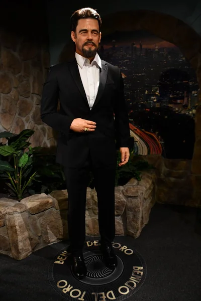 Niagara Falls May Benicio Del Toro Άγαλμα Στο Louis Tussauds — Φωτογραφία Αρχείου