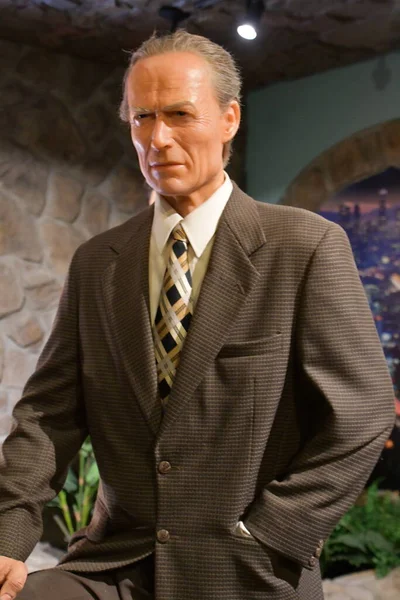 Niagara Falls May Clint Eastwood Άγαλμα Στο Louis Tussauds Waxworks — Φωτογραφία Αρχείου
