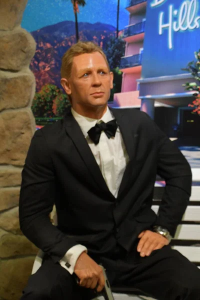 Niagara Falls May Daniel Craig Άγαλμα Στο Louis Tussauds Waxworks — Φωτογραφία Αρχείου