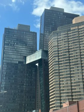 NEW YORK NY - 18 Haziran 2023 'te New York' ta gökdelenler.