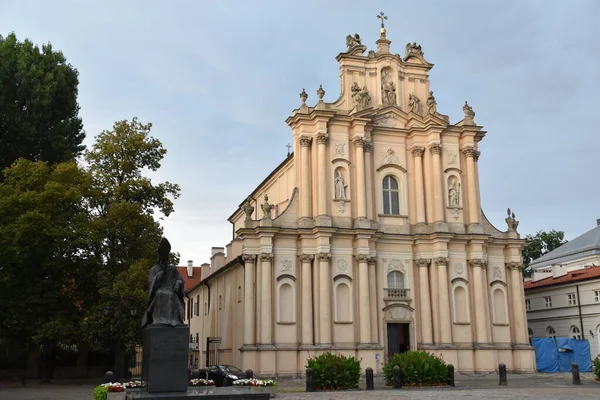 8月10日 2019年8月10日看到的波兰华沙圣约瑟夫教堂 — 图库照片