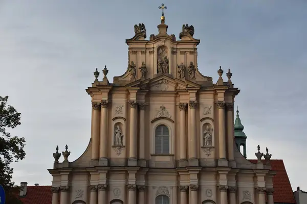 Warsaw Poland Aug Εκκλησία Του Αγίου Ιωσήφ Των Visitationists Στη — Φωτογραφία Αρχείου