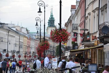 10 Ağustos 2019 'da Polonya' nın Varşova şehrinde görüldüğü üzere, VARŞAN, POLAND.