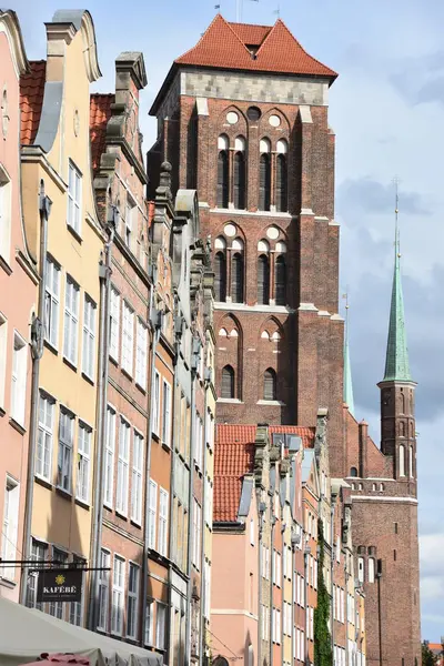 Gdansk Poland Aug Βασιλική Της Αγίας Μαρίας Της Κοιμήσεως Της — Φωτογραφία Αρχείου