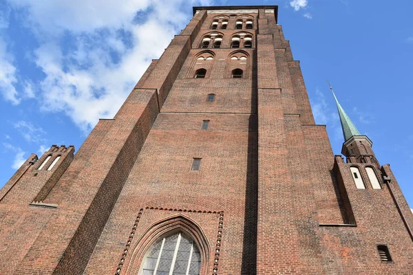 Gdansk Polonia Ago Basílica Santa María Asunción Santísima Virgen María —  Fotos de Stock