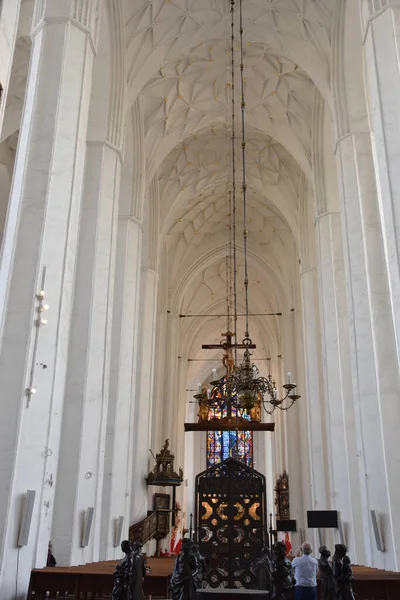 Gdansk Polen Aug Basiliek Van Sint Maria Van Hemelvaart Van — Stockfoto