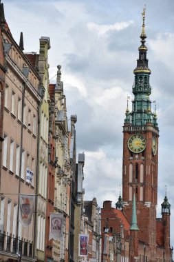 GDANSK, POLAND - 19 AUG; Polonya 'nın Gdansk kentindeki Gdansk Müzesi (Main Town Hall), 19 Ağustos 2019.