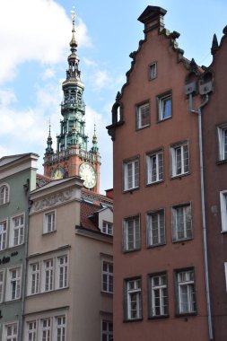 GDANSK, POLAND - 19 Ağustos 2019 'da Polonya' nın Gdansk şehrinde görüldüğü gibi.