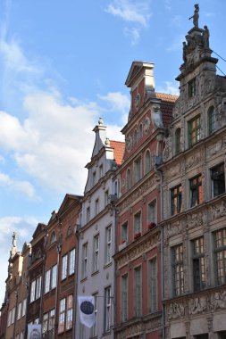 GDANSK, POLAND - 19 Ağustos 2019 'da Polonya' nın Gdansk şehrinde görüldüğü gibi.