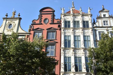 GDANSK, POLAND - 19 Ağustos 2019 'da Polonya' nın Gdansk şehrinde görüldüğü gibi.
