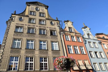 GDANSK, POLAND - 19 Ağustos 2019 'da Polonya' nın Gdansk şehrinde görüldüğü gibi.