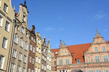 GDANSK, POLAND - 19 Ağustos 2019 'da Polonya' nın Gdansk şehrinde görüldüğü gibi.