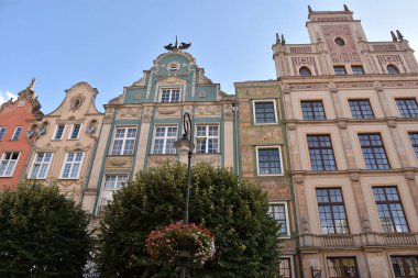 GDANSK, POLAND - 19 Ağustos 2019 'da Polonya' nın Gdansk şehrinde görüldüğü gibi.