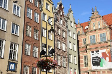 GDANSK, POLAND - 19 Ağustos 2019 'da Polonya' nın Gdansk şehrinde görüldüğü gibi.