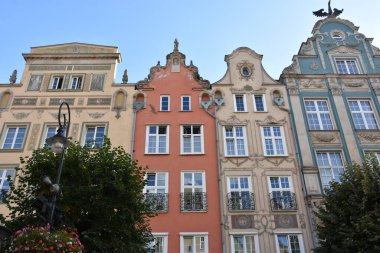 GDANSK, POLAND - 19 Ağustos 2019 'da Polonya' nın Gdansk şehrinde görüldüğü gibi.