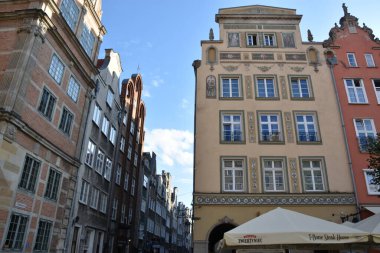 GDANSK, POLAND - 19 Ağustos 2019 'da Polonya' nın Gdansk şehrinde görüldüğü gibi.