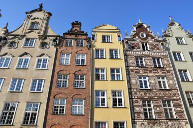 GDANSK, POLAND - 19 Ağustos 2019 'da Polonya' nın Gdansk şehrinde görüldüğü gibi.