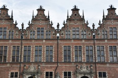 GDANSK, POLAND - 19 Ağustos 2019 'da Polonya' nın Gdansk şehrinde görüldüğü gibi.