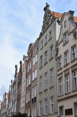 GDANSK, POLAND - 19 Ağustos 2019 'da Polonya' nın Gdansk şehrinde görüldüğü gibi.