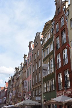 GDANSK, POLAND - 19 Ağustos 2019 'da Polonya' nın Gdansk şehrinde görüldüğü gibi.