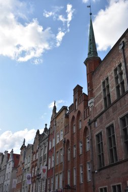 GDANSK, POLAND - 19 Ağustos 2019 'da Polonya' nın Gdansk şehrinde görüldüğü gibi.